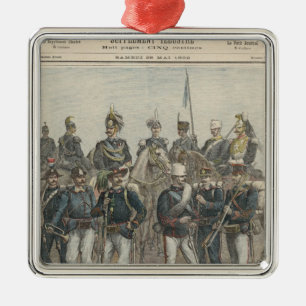 The Italian Army Metal Tree Decoration