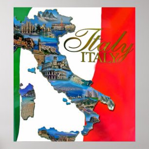 The Italian "Boot" Poster