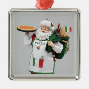 THE ITALIAN CHEF SANTA CHRISTMAS ORNAMENT