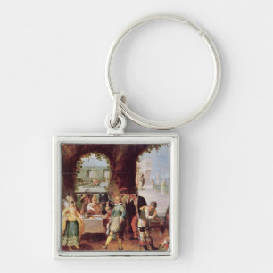 The Italian Comedians Key Ring