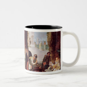 The Italian Comedians Two-Tone Coffee Mug