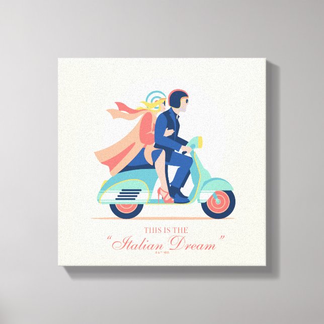 The Italian Dream - The White Lotus Canvas Print (Front)