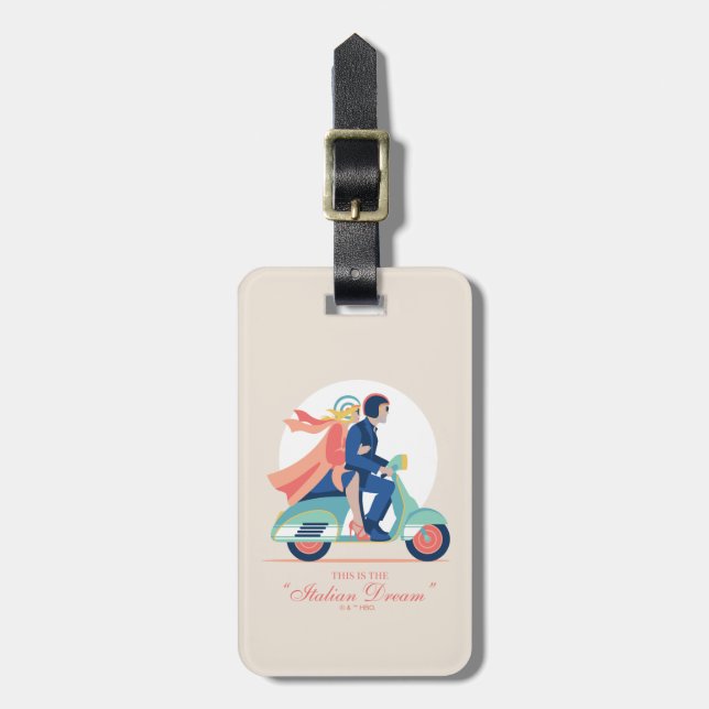 The Italian Dream - The White Lotus Luggage Tag (Front Vertical)