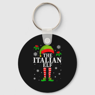 The Italian Elf Family Matching Christmas Pajama L Key Ring