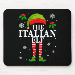 The Italian Elf Family Matching Christmas Pajama L Mouse Mat