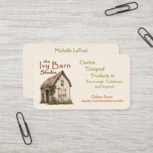 The Ivy Barn Studio business card