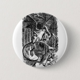 The Jabberwocky 6 Cm Round Badge