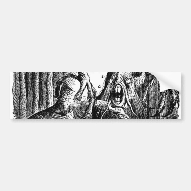 The Jabberwocky Bumper Sticker (Front)