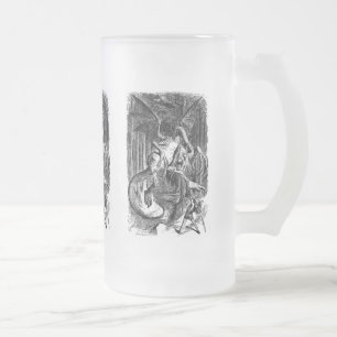 The Jabberwocky Frosted Glass Beer Mug