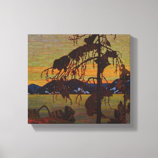 The Jack Pine Canvas Print (Front)