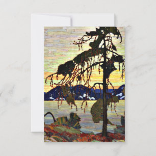 The Jack Pine, vintage Canadian landscape painting