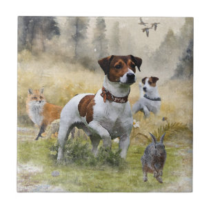 The Jack Russell Terrier , Art Tile