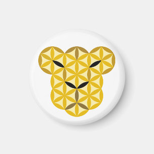 The jaguar cub Of Life - Sacred Animal - 01. Magnet