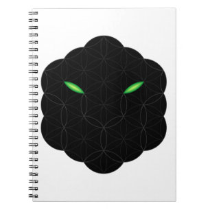 The Jaguar Face Of Life - Sacred Animals 02. Notebook