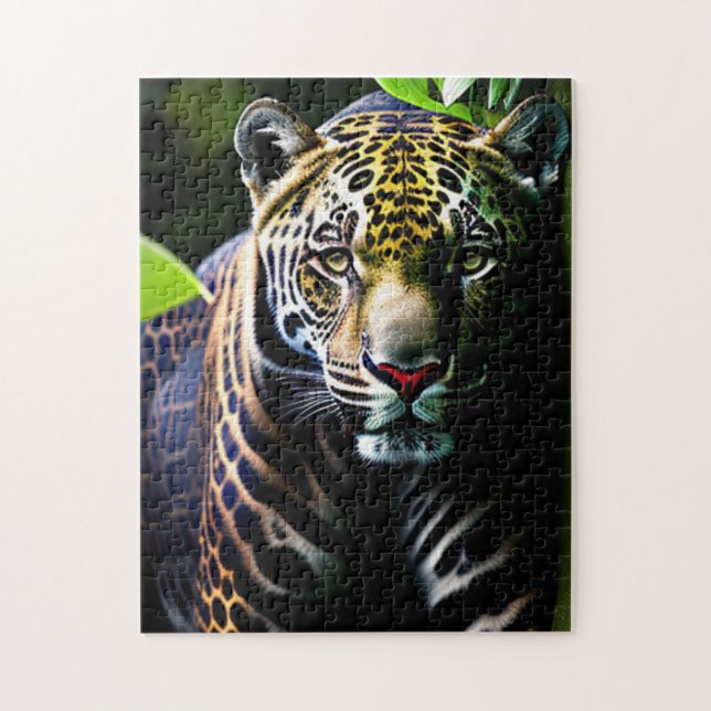 The Jaguar - Fierce Jungle Predator Jigsaw Puzzle (Vertical)