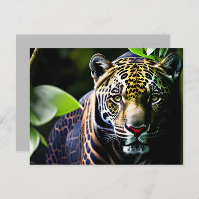 The Jaguar - Fierce Jungle Predator Postcard (Front/Back)