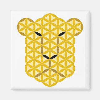 The jaguar Of Life - Sacred Animals. Magnet