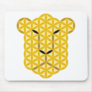 The jaguar Of Life - Sacred Animals. Mouse Mat