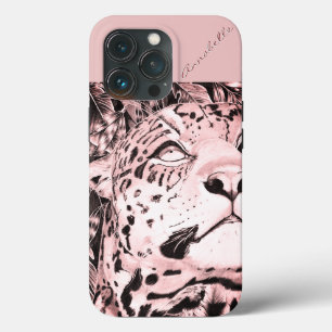The Jaguar (pink) iPhone 13 Pro Case