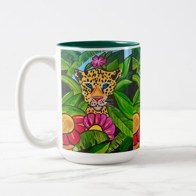 The Jaguar Two-Tone Coffee Mug (Left)
