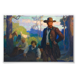 The James Brothers in Missouri by N. C. Wyeth Photo Print