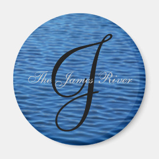 The James River [round] Magnet