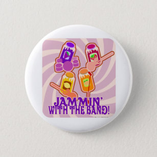 The Jammin Jam Band 6 Cm Round Badge