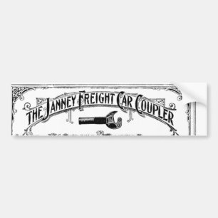 The Janney freight car coupler Bumper Sticker