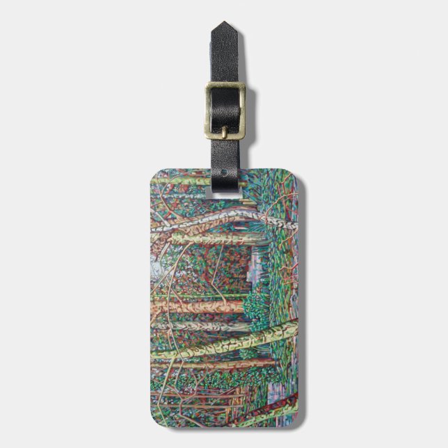 The January Path Luggage Tag (Front Vertical)