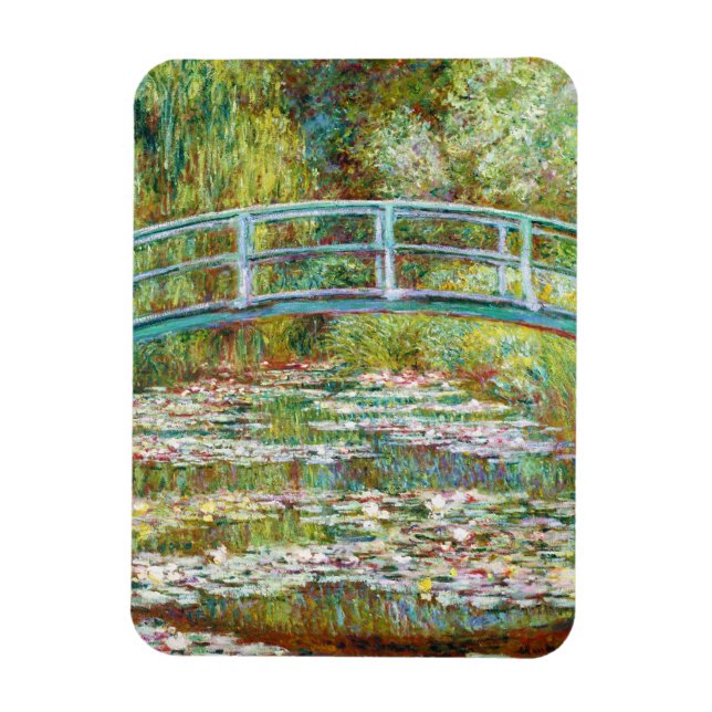 The Japanese Bridge 1899 Claude Monet Magnet (Vertical)