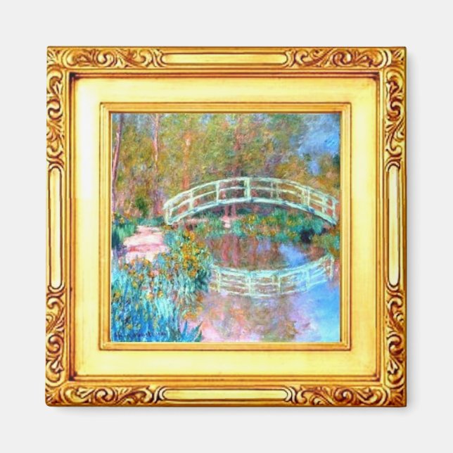 The Japanese Bridge by Claude Monet  Magnet (Front)