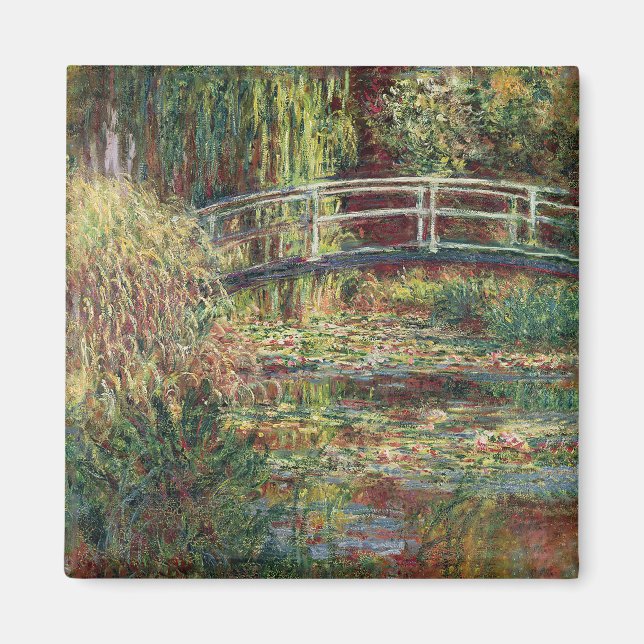 The Japanese Bridge Claude Monet Magnet (Front)