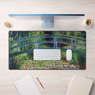 The Japanese Bridge (Water-Lily Pond), Monet Desk Mat