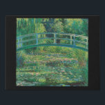 The Japanese Bridge (Water-Lily Pond), Monet Faux Canvas Print<br><div class="desc">Oscar-Claude Monet (14 November 1840 – 5 December 1926) was a French painter, a founder of French Impressionist painting and the most consistent and prolific practitioner of the movement's philosophy of expressing one's perceptions before nature, especially as applied to plein air landscape painting. The term ""Impressionism"" is derived from the...</div>