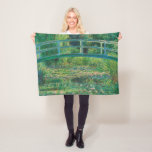 The Japanese Bridge (Water-Lily Pond), Monet Fleece Blanket<br><div class="desc">Oscar-Claude Monet (14 November 1840 – 5 December 1926) was a French painter, a founder of French Impressionist painting and the most consistent and prolific practitioner of the movement's philosophy of expressing one's perceptions before nature, especially as applied to plein air landscape painting. The term ""Impressionism"" is derived from the...</div>