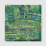 The Japanese Bridge (Water-Lily Pond), Monet Magnet<br><div class="desc">Oscar-Claude Monet (14 November 1840 – 5 December 1926) was a French painter, a founder of French Impressionist painting and the most consistent and prolific practitioner of the movement's philosophy of expressing one's perceptions before nature, especially as applied to plein air landscape painting. The term ""Impressionism"" is derived from the...</div>