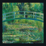 The Japanese Bridge (Water-Lily Pond), Monet Poster<br><div class="desc">Oscar-Claude Monet (14 November 1840 – 5 December 1926) was a French painter, a founder of French Impressionist painting and the most consistent and prolific practitioner of the movement's philosophy of expressing one's perceptions before nature, especially as applied to plein air landscape painting. The term ""Impressionism"" is derived from the...</div>