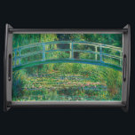 The Japanese Bridge (Water-Lily Pond), Monet Serving Tray<br><div class="desc">Oscar-Claude Monet (14 November 1840 – 5 December 1926) was a French painter, a founder of French Impressionist painting and the most consistent and prolific practitioner of the movement's philosophy of expressing one's perceptions before nature, especially as applied to plein air landscape painting. The term ""Impressionism"" is derived from the...</div>