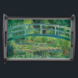 The Japanese Bridge (Water-Lily Pond), Monet Serving Tray<br><div class="desc">Oscar-Claude Monet (14 November 1840 – 5 December 1926) was a French painter, a founder of French Impressionist painting and the most consistent and prolific practitioner of the movement's philosophy of expressing one's perceptions before nature, especially as applied to plein air landscape painting. The term ""Impressionism"" is derived from the...</div>