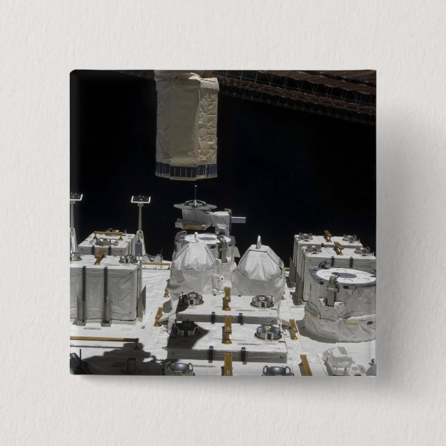 The Japanese Experiment Module Exposed Facility 15 Cm Square Badge (Front)