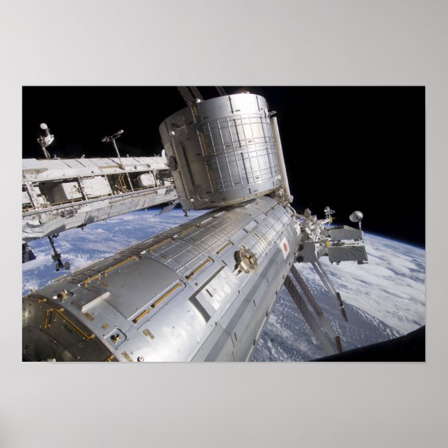 The Japanese Experiment Module Kibo laboratory Poster (Front)