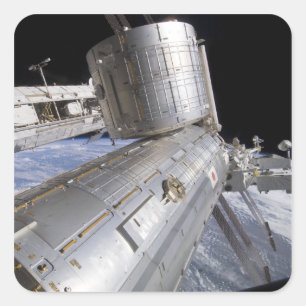 The Japanese Experiment Module Kibo laboratory Square Sticker