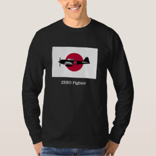 The Japanese flag and Zero fighter T-Shirt