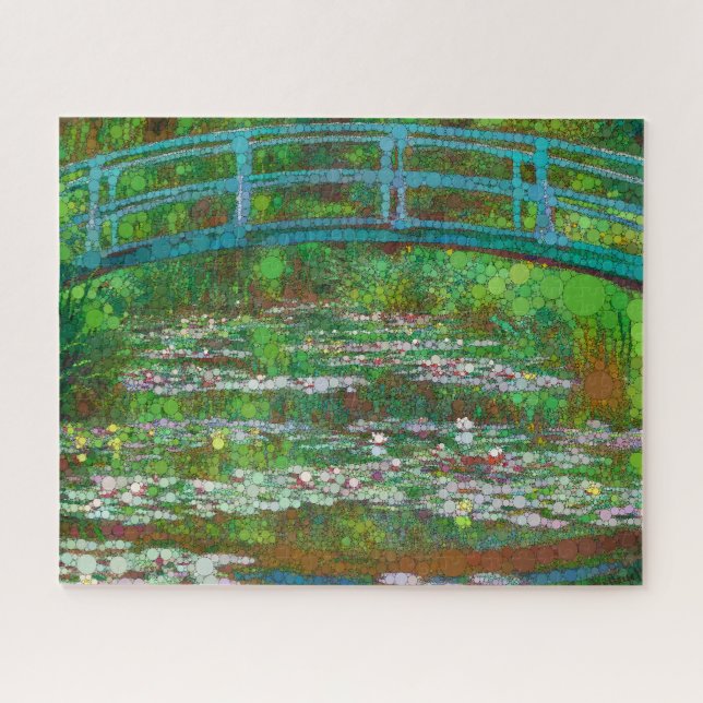 The Japanese Footbridge by After Claude Monet Jigsaw Puzzle (Horizontal)