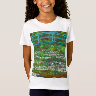 The Japanese Footbridge by After Claude Monet T-Shirt