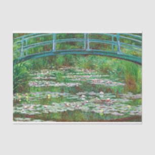 The Japanese Footbridge by Claude Monet decoupage Tissue Paper