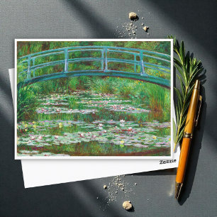 The Japanese Footbridge by Claude Monet Postcard