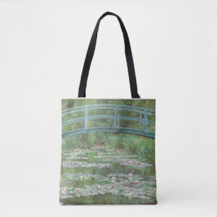 The Japanese Footbridge by Monet Tote Bag