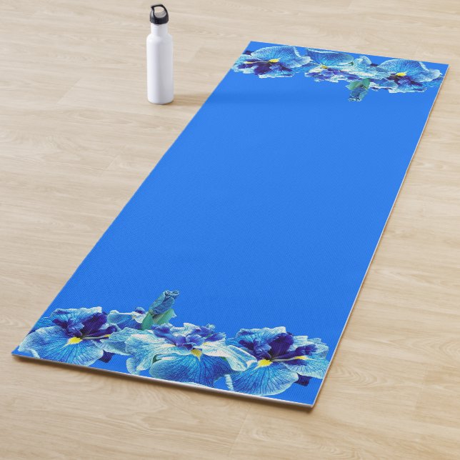 THE JAPANESE IRIS FLOWER       YOGA MAT (In Situ)