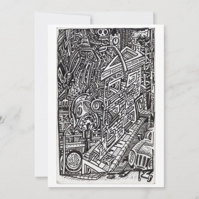 The Jaws of Fate Flat Card (Front)
